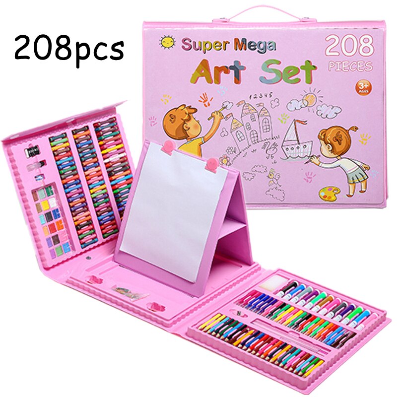 Conjunto de Mega Arte de 42 peças, 86 peças e 208 peças para meninas/meninos