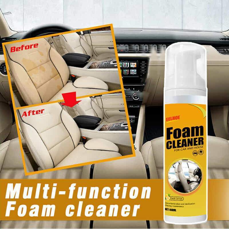 Spray de Espuma Mágica para Limpeza Profunda - Foam Cleaner™: Seu Carro Novo e Sem Manchas