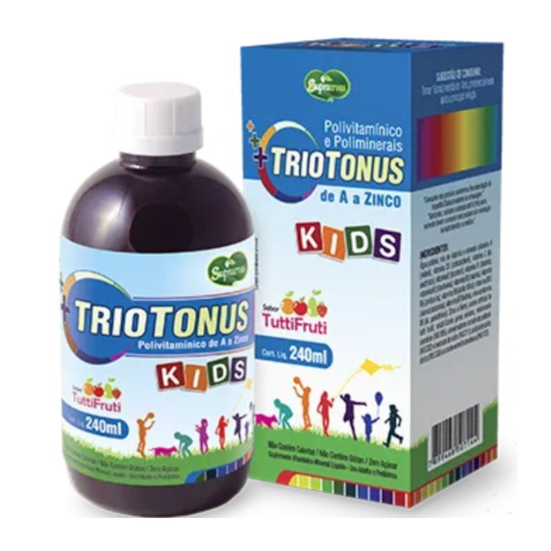 Triotonos Kids Polivitamínico e Mineral 240ml SupraErvas