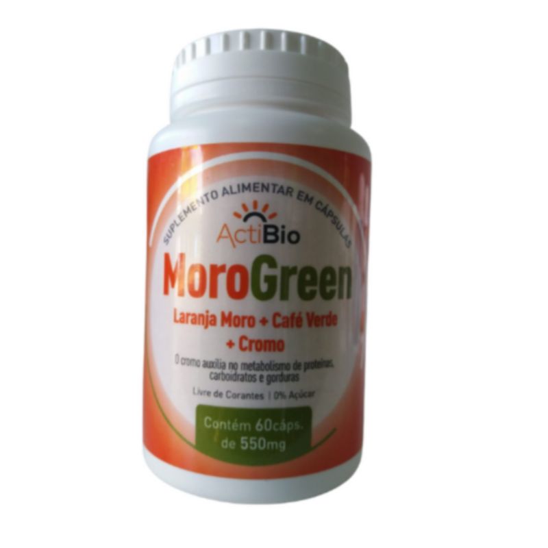 MoroGreen (Laranja Moro) 60 cápsulas 550mg ActiBio