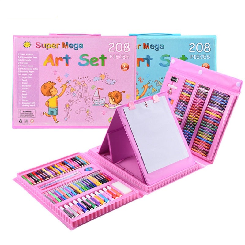 Conjunto de Mega Arte de 42 peças, 86 peças e 208 peças para meninas/meninos